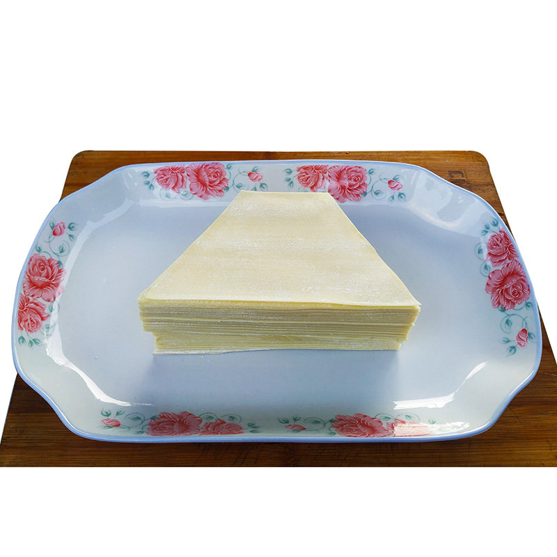 贵州遵义碱水抄手皮饺皮送油辣椒