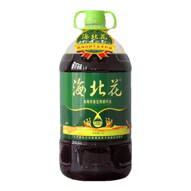 青海特产海北花纯香5l菜籽油