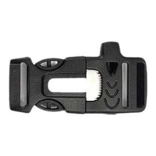 塑钢轻量蝴蝶子母扣 多功能口哨打火石插扣 织带伞绳手链编织配件