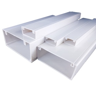 易安国标超厚 6040PVC明装线槽合金塑料桥架走线收纳装饰出口品质