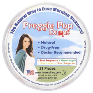 Preggie止孕吐糖溶解糖酸水果味孕妇帮助舒缓体力优效滋润口腔酸