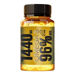 PNZ1440mgOmega3深海鱼油实测纯度高EPA护心脑60粒/瓶送父母