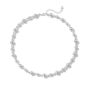 Moment 黑标正品 真多麻施家珍珠灰色纯银碎银子手链手串轻奢小众