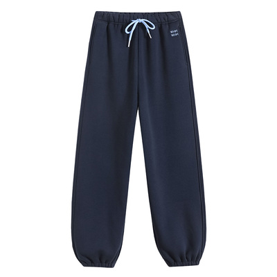 加绒运动裤女秋冬2025新款高腰