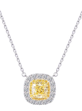 T家经典方糖S925银项链女ins轻奢