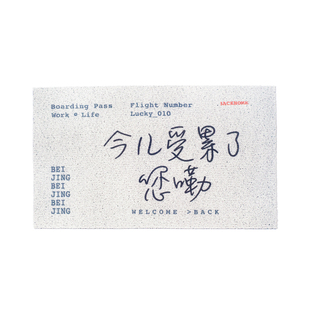 PointLab「看起来很好听」城市方言系列╱丝圈入户门地垫脚垫国潮