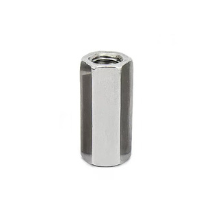 304不锈钢双通六角柱隔离柱通孔六角螺母螺柱接头加长MM3M4M5M6M8