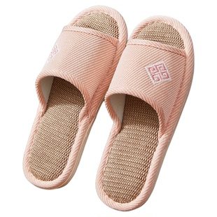 四季亚麻拖鞋女款2026新款家居室内防滑吸汗男款棉麻布家用布夏天