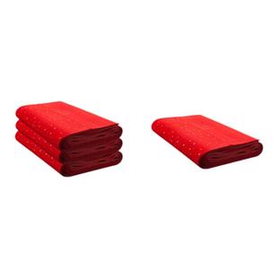 六品堂掌上碑帖 2026年万年红斗方四尺对开整张对联纸手工红纸书法空白洒金半生熟手写福字剪纸毛笔字宣纸