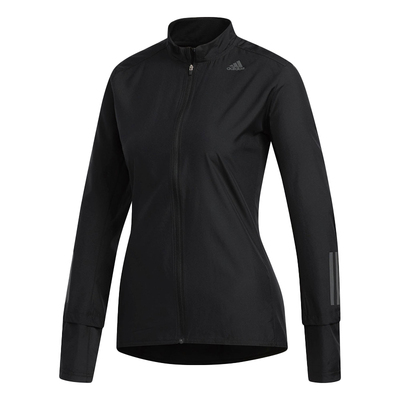 Adidas/阿迪达斯官方正品女子反光立领修身跑步运动茄克 CY5719