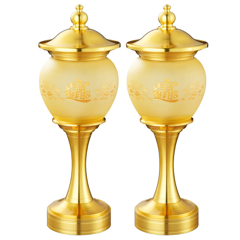 仿琉璃宫灯 led供佛灯家用供奉神佛长明灯财神供灯神台灯盏灯具品