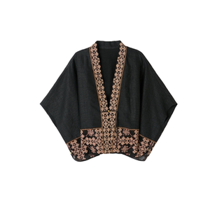 宫小妍【香云纱·清欢渡】桑蚕丝新中式中国风外套5122616