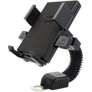 后视镜摩托车手机支架电动车手机架踏板外卖骑手电瓶车导航用车载