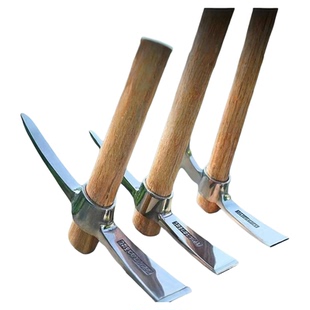 洋镐户外锄头全钢镐斧头树根专用十字镐省力种菜农用采药翻地实木