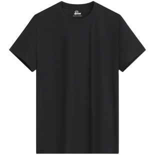 【汗水无痕】霞湖世家200支凉感t恤男耐脏易打理抗菌圆领短袖115A