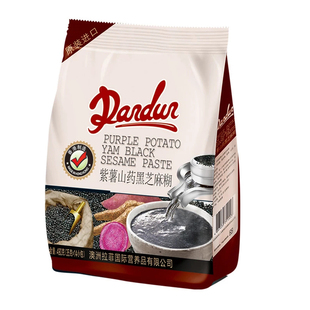丹顿紫薯山药黑芝麻糊490g内14包入 即食早餐点心热饮速溶芝麻糊