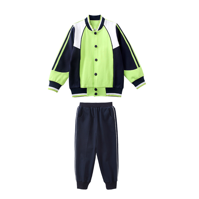 校服套装小学生夏季短袖儿童运动班服三件套幼儿园教师园服春秋装