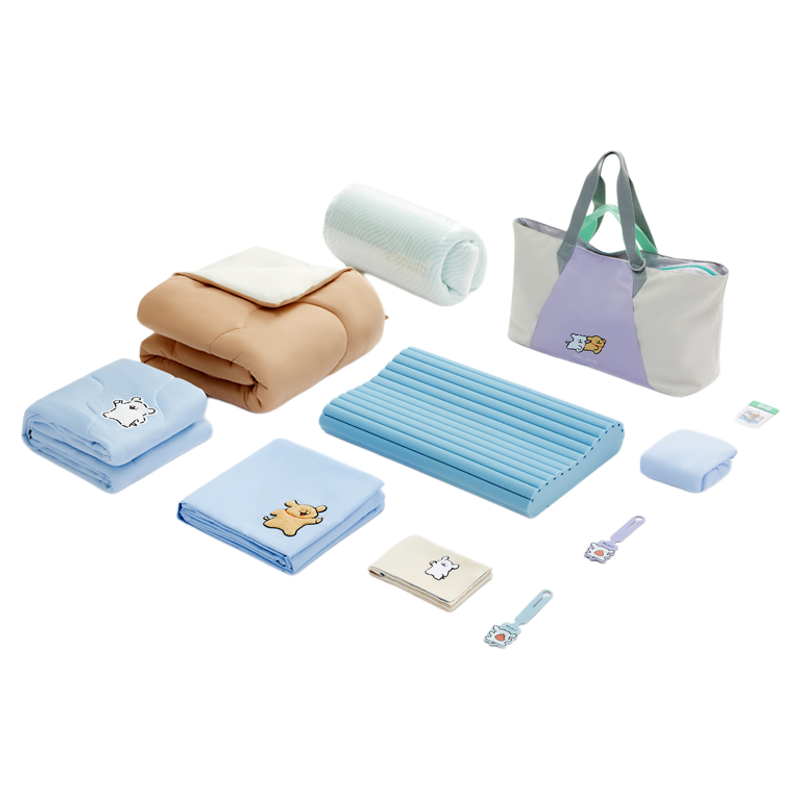 躺岛行囊25款开学床品套装