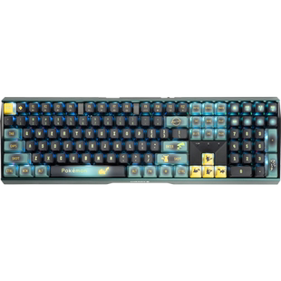 CHERRY樱桃MX3.0S皮卡丘联名十万伏特三模机械键盘全尺寸109键