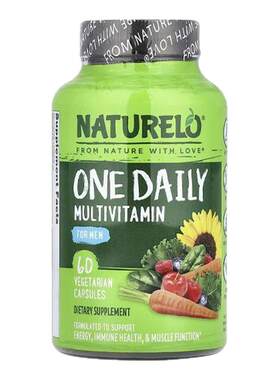 NATURELO每日男士复合维生素多维综合矿物质保健品能量机体抵抗力