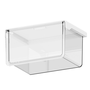 卫生间镜柜底收纳盒免打孔壁挂式置顶安装抽屉式化妆品小物件储物