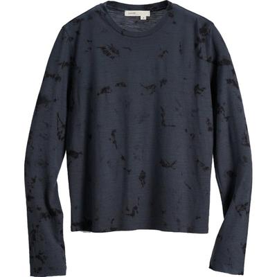 素然WHM成衣染羊毛圆领长袖T恤