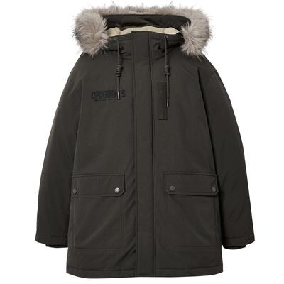 【机能冰壳】杰克琼斯毛领羽绒派克服男冬工装风宽松保暖外套男装