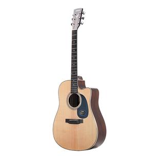 SAGA萨伽SF700CPRO单板入门初学者男女新手民谣云杉弹唱木吉他