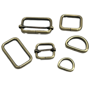 厚实古扫色配件日字扣口字扣D字扣圆环针扣龙虾扣开口环衣心布儿