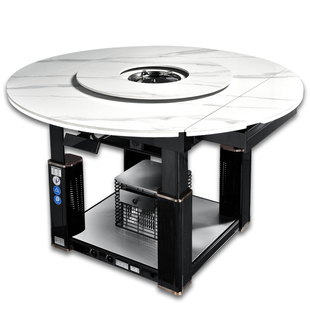 新款折叠取暖桌电烤炉家用取暖桌子烤火取暖桌多功能炉可升降餐桌