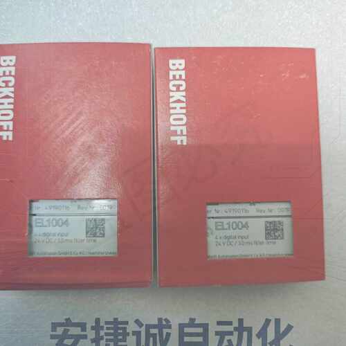 配件倍福 EL1004 4路数字输入 24V DC 德国议价