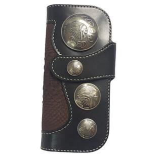 优革佳品redmoon红月款日本枥木鞍革大四饼长财布手工牛皮长钱包