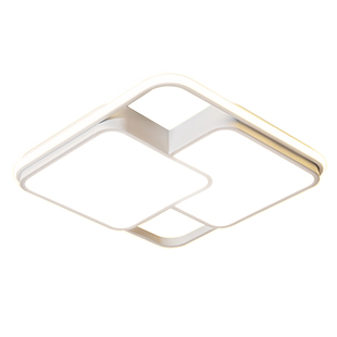 正方形卧室灯现代简约LED客厅吸顶灯家用智能餐厅书房间护眼灯具