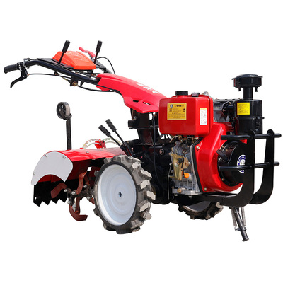 农用小型多功能犁地四驱微耕机