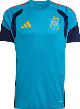 皇贝Adidas阿迪达斯2026世界杯西班牙队足球训练短袖足球服KA8193