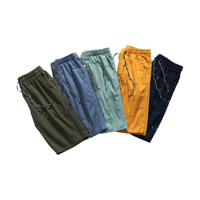 稻草人夏季新款纯棉休闲裤