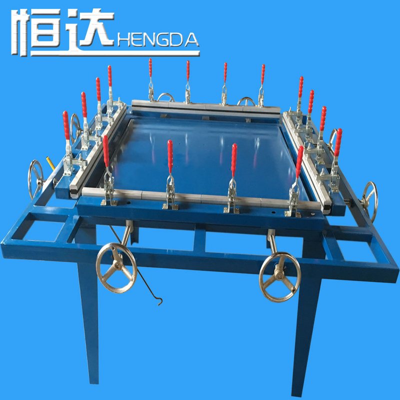 HDB-9060夹具式手动绷网机 拉网机 小型丝网印刷设备耐用夹紧便携