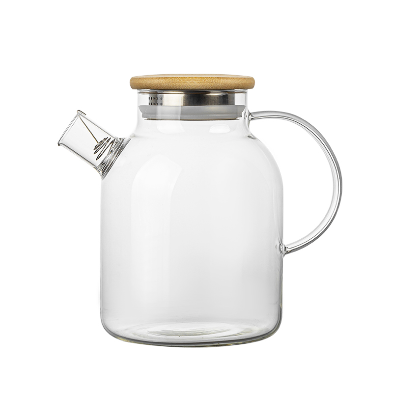 玻璃凉水壶耐高温煮茶壶泡茶高硼硅煮烧花茶茶具家用大容量冷水壶