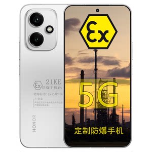 honor/荣耀 荣耀400 2亿超清写真人像7200mAh电池80W 定制防爆手机 本安Ex化工厂石油库天然气炼油厂巡查专用