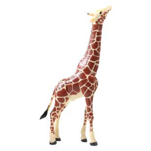 儿童实心仿真野生动物园玩具模型世界森林套装狮子老虎大象长颈鹿