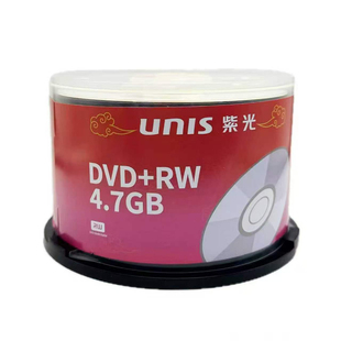 紫光可擦写DVD+RW国运系列 内存4.7G 空白光盘刻录盘 可重复刻录