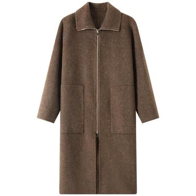 十二篮奢感休闲羊毛桑蚕丝大衣