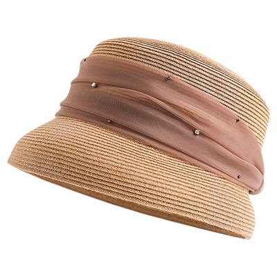 玛芮百利法式灯罩遮阳草帽女夏