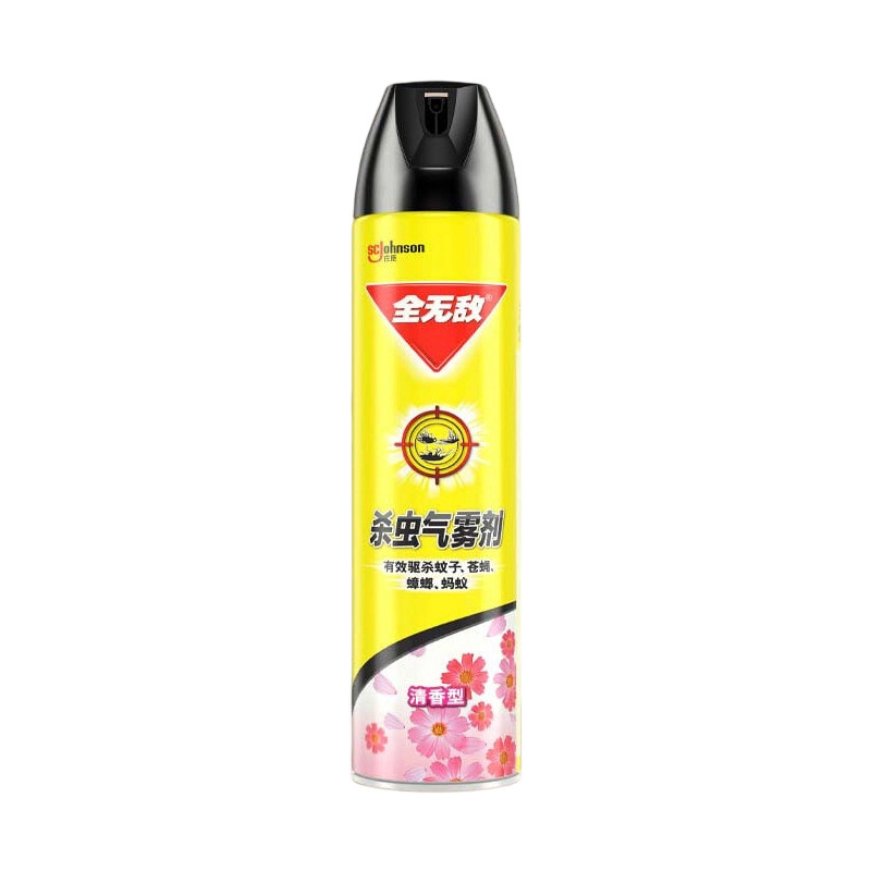 【全无敌杀虫剂600ml】气喷雾专家用清无香驱蚊蟑螂苍蝇官方正品