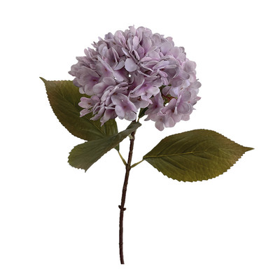 仿真花高级感高枝紫色绣球玫瑰假花插花轻奢客厅摆设绢花混装新款