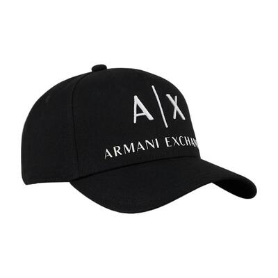 阿玛尼男士纯棉刺绣印花棒球帽