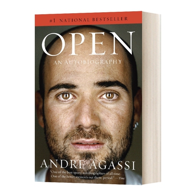英文原版 Open An Autobiography 阿加西自传 豆瓣阅读 Andre Agassi 安德烈阿加西 英文版 进口英语原版书籍