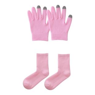 凝胶手膜手套脚膜护理防干裂足膜袜滋润嫩白去角质硅胶保湿袜套装