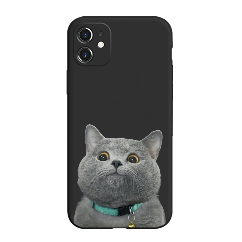 蓝猫~适用iPhone17Air苹果16promax小米15红米K80荣耀300硅胶P70华为mate60任意机型viv