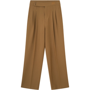 Juicy Couture橘滋时尚长裤百搭裤子宽松刺绣休闲裤女